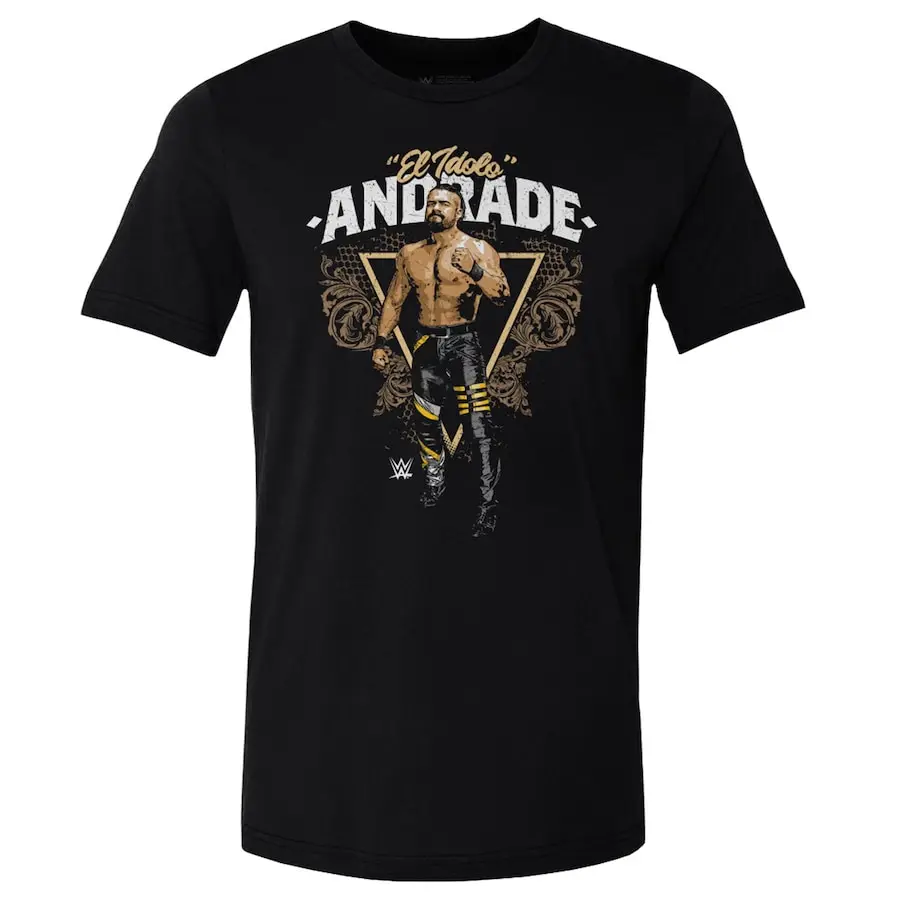 Men's 500 Level Black Andrade El Idolo Pose T-Shirt