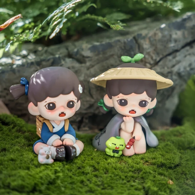 

Подлинная детская игрушенная фигурка 3rd Linglong Fu серии слепая коробка Kawaii аниме кукла Mystery Box фигурка индивидуальное украшение для комнаты праздничный подарок