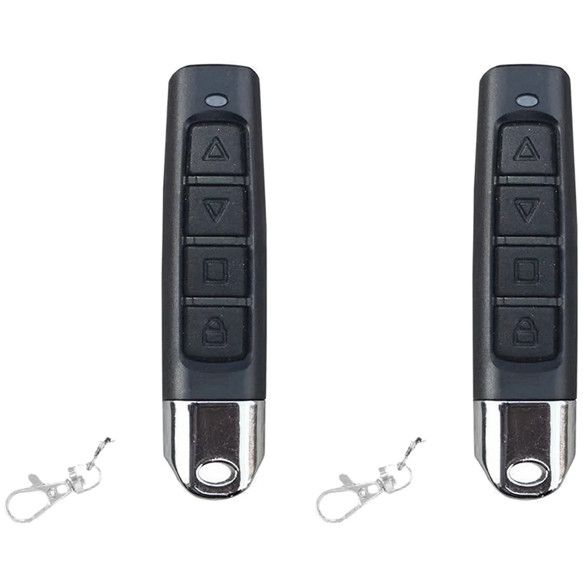 2 Pcs 433Mhz Copy Remote Control Car Key Garage Door Opener Copy Remote Control 4key Wireless Controller Receiver