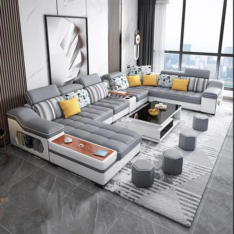 Sofás minimalistas y creativos para sala de estar, sofás de cuero nórdico perezosos, sofás de diseño para sala de estar, salón Koltuk Tak Consi, muebles para el hogar