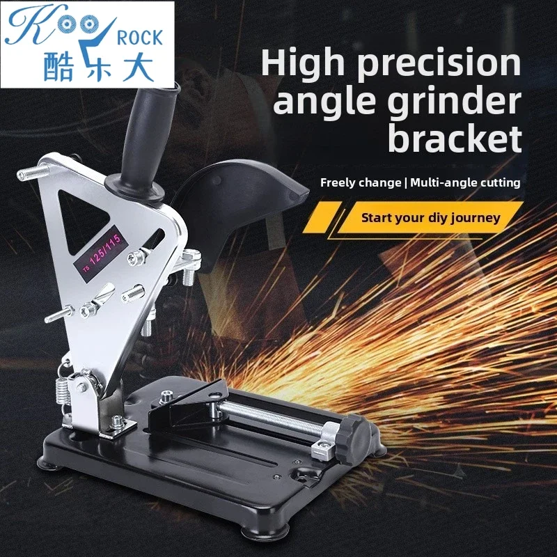 

Universal Angle Grinder Holder: Mini Mount to Convert Cutter/Drill Stand - Multi-Function Tool Accessory for Cutting & Drilling