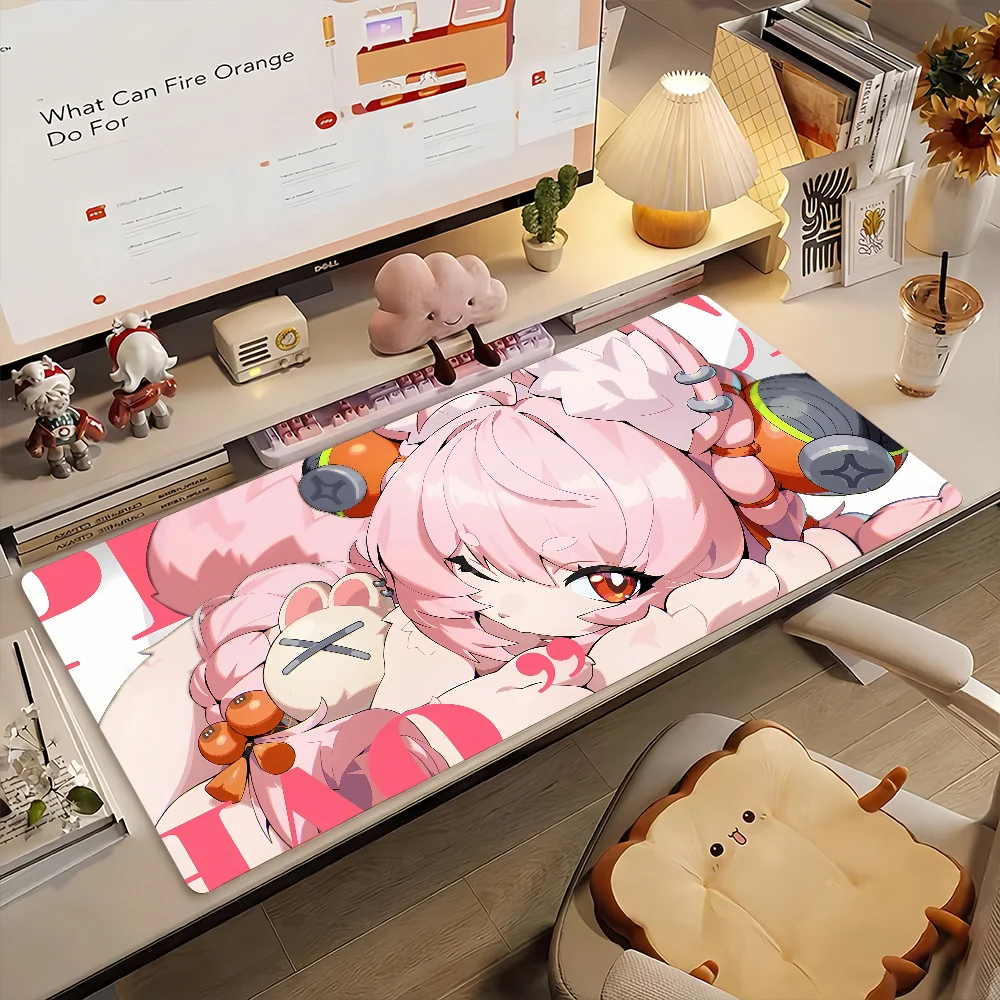 Alfombrilla de ratón ZZZ Cute Zhao, alfombrilla de goma antideslizante para ordenador, decoración, alfombrilla de escritorio para ordenador portátil, oficina, grande