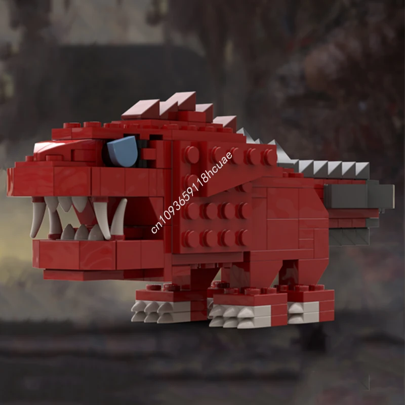 

187pcs MOC Odogaron Monster HUnter Brickheadz Model Building blocks Modular Assemble idea Kids toys creative Christmas gifts