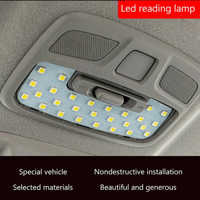 Car LED White Bright Roof Reading Lamp Dome Map Light Bulb for Suzuki Jimny 2019 2020 2021 Vehicle Interior