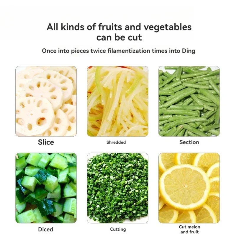 Multi-functional Kitchen Hotel Vegetable Cutting Machine Commercial Stainless Steel Single Leaf Vegetable Cutting Machine