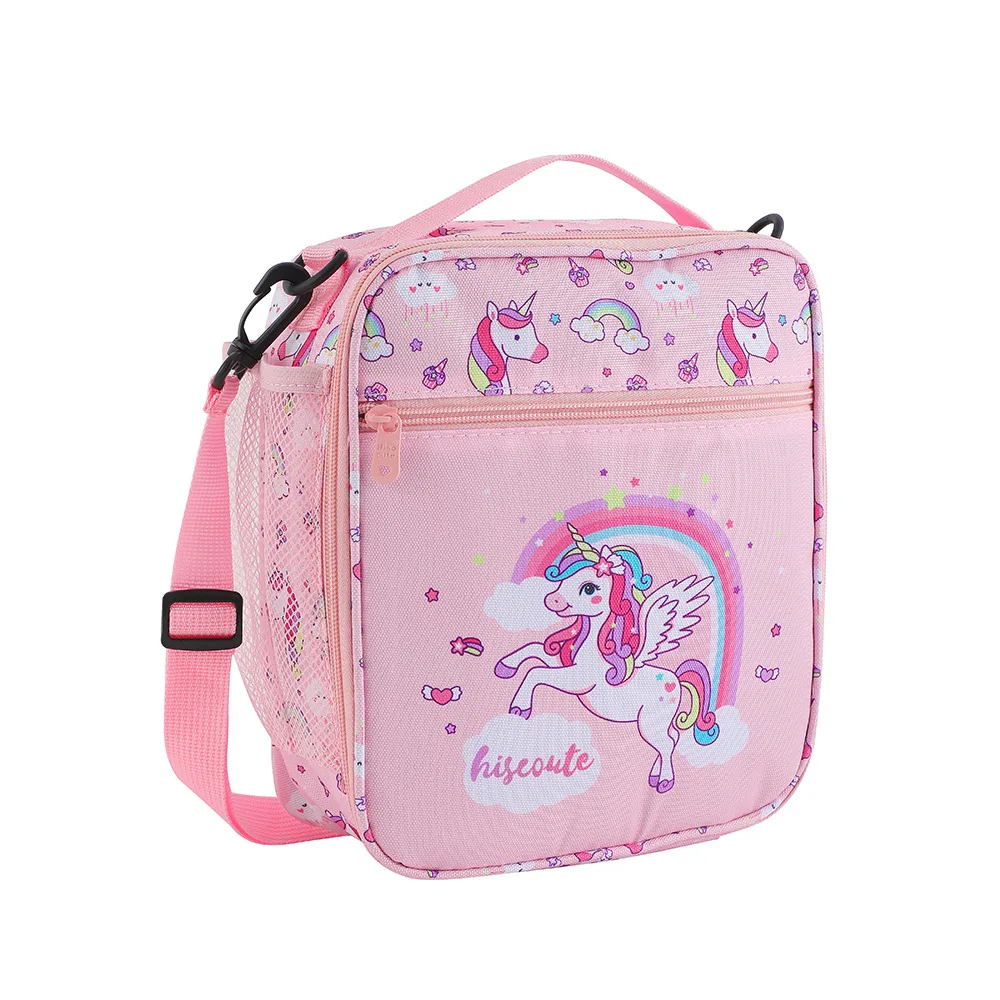 Kawaii Children Cartoon Unicorn Thermal Insulated Lunch Bag Box Portable Boys Girls School Office Picnic Lunch Bag