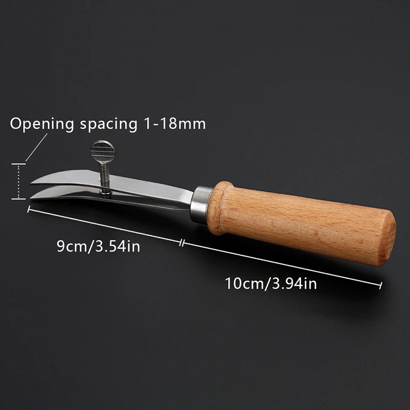 Adjustable Leather Edge Stitching Groover Craft Groove Gouge DIY Tool Crimper Slotting and Grooving