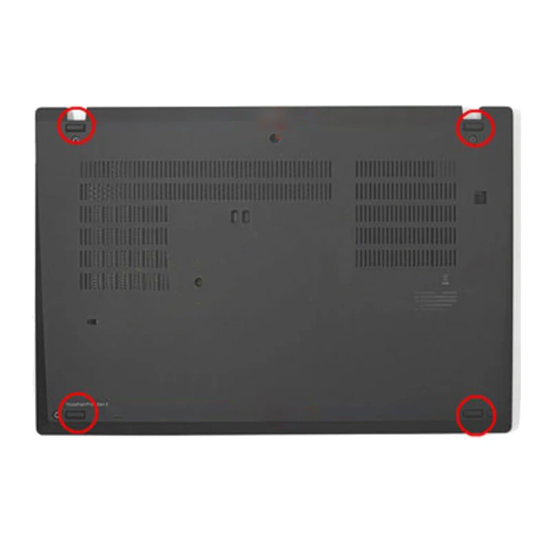 4Pcs/set Rubber Foot Pad For Thinkpad T490 T495 P43S T14 Anti Slip Pad Feet Bottom Base Cover Replacement