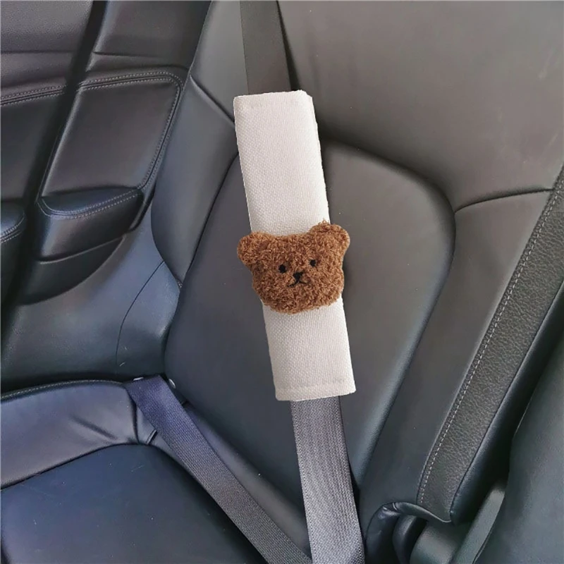 Y1UB – housse sangles siège voiture pour bébé, coussinets ceinture sécurité souples pour enfants, sangles housse