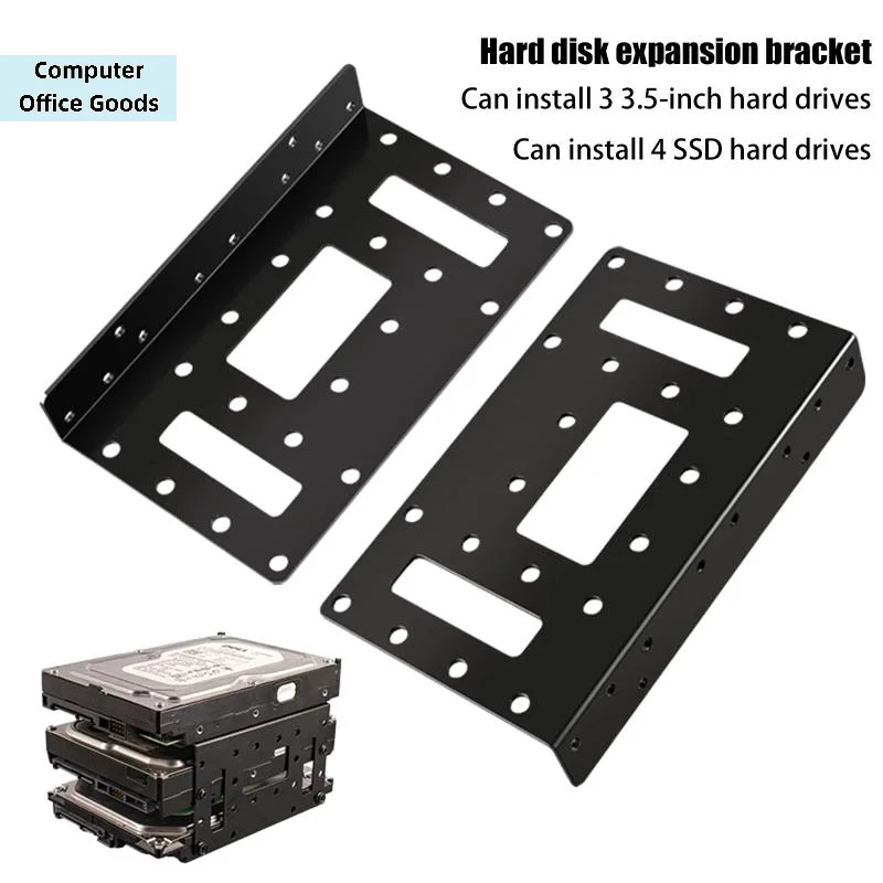 

【1Set 11UB Storage Mounting Bracket Metal Tray Adapter HDD Hard Disk Drive Bracket For 2.5/3.5-inch SSD Bracket Holder】