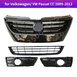 Car Center Grille Front Bumper Honey Mesh Grill Radiator Grills for Volkswagen/ VW Passat CC 2009-2012