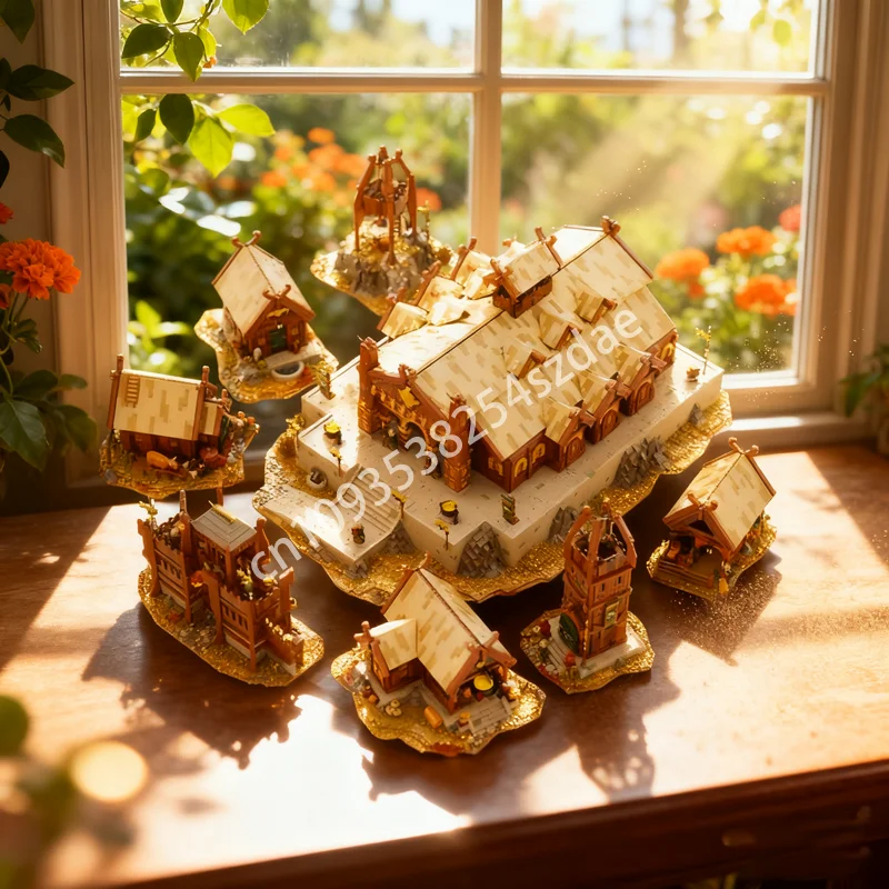 

18894 шт. MOC Edoras Rohan Bundle 8 1 Модель Хоббит и Лорда Строительные блоки DIY Творческая идея Образование Рождественские подарки Игрушечный кирпич