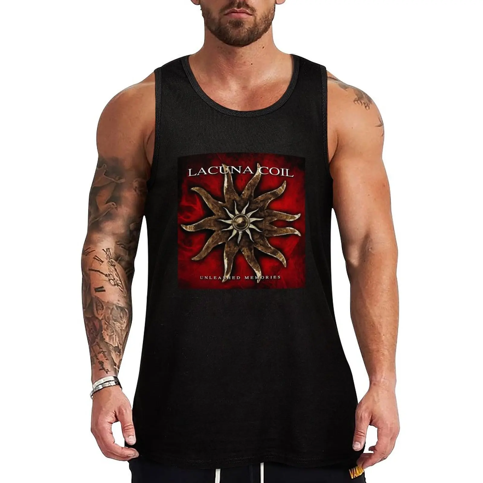 lacuna coil tour For Fans Tank Top sleeveless tshirts for men anime t-shirts quick-drying t-shirt Gym wear