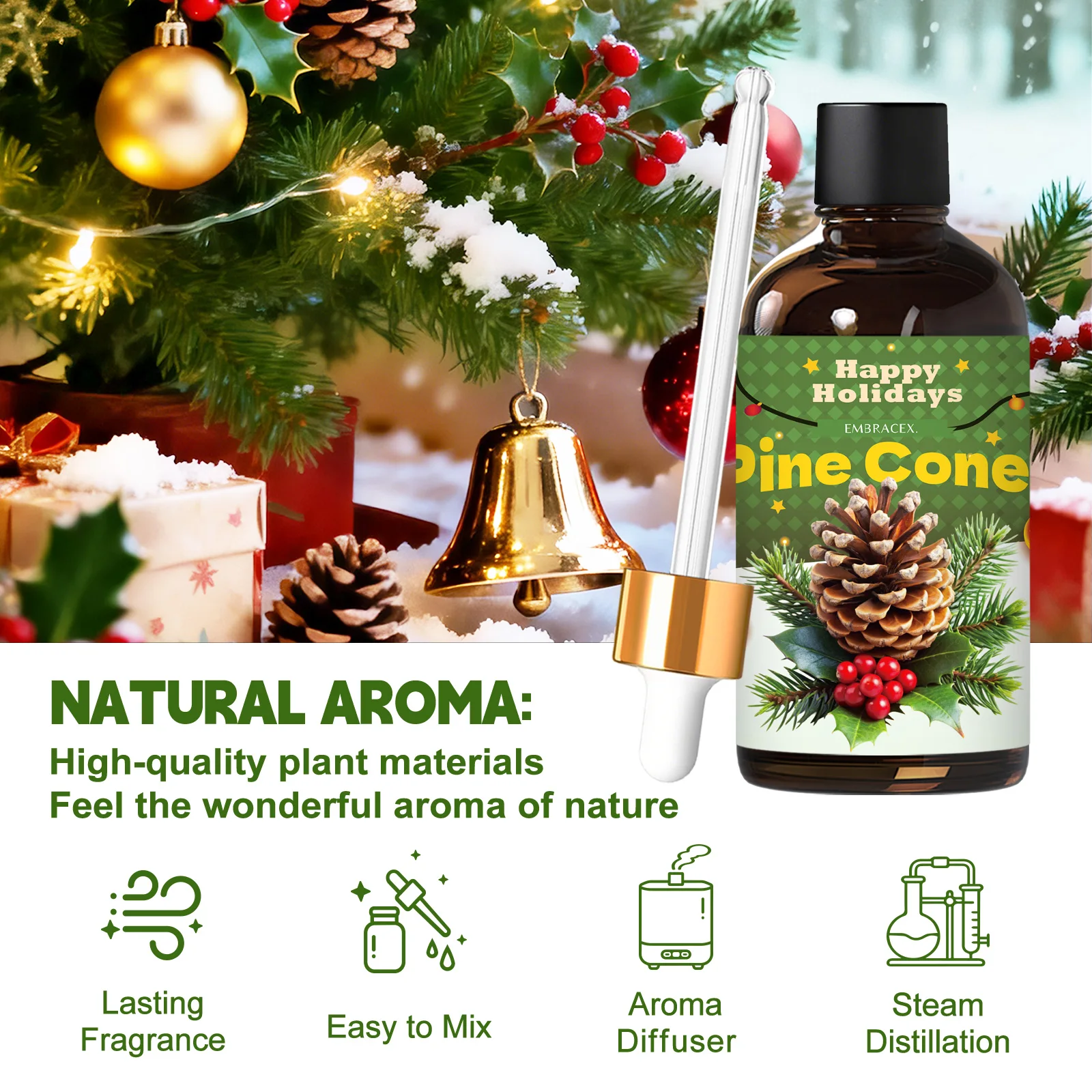 Diffuseur d'huile parfumée aux - Xmas Home Fragrance avis et prix