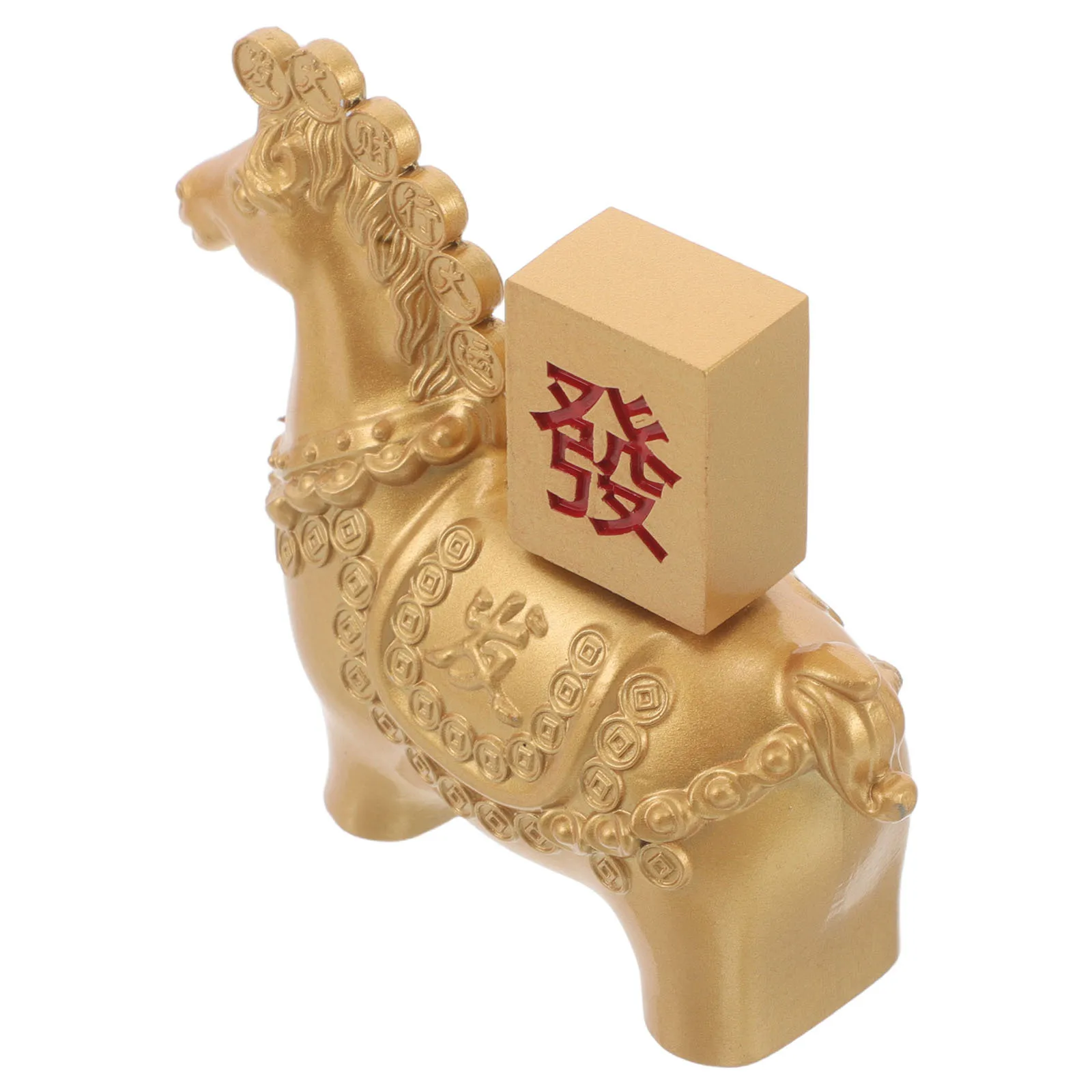 

Metal Chinese Zodiac Horse Statue 3.3x2.7x2.4inch Elegant Horse Design for Prosperity Luck Home Office Decoration 2026 Chinese