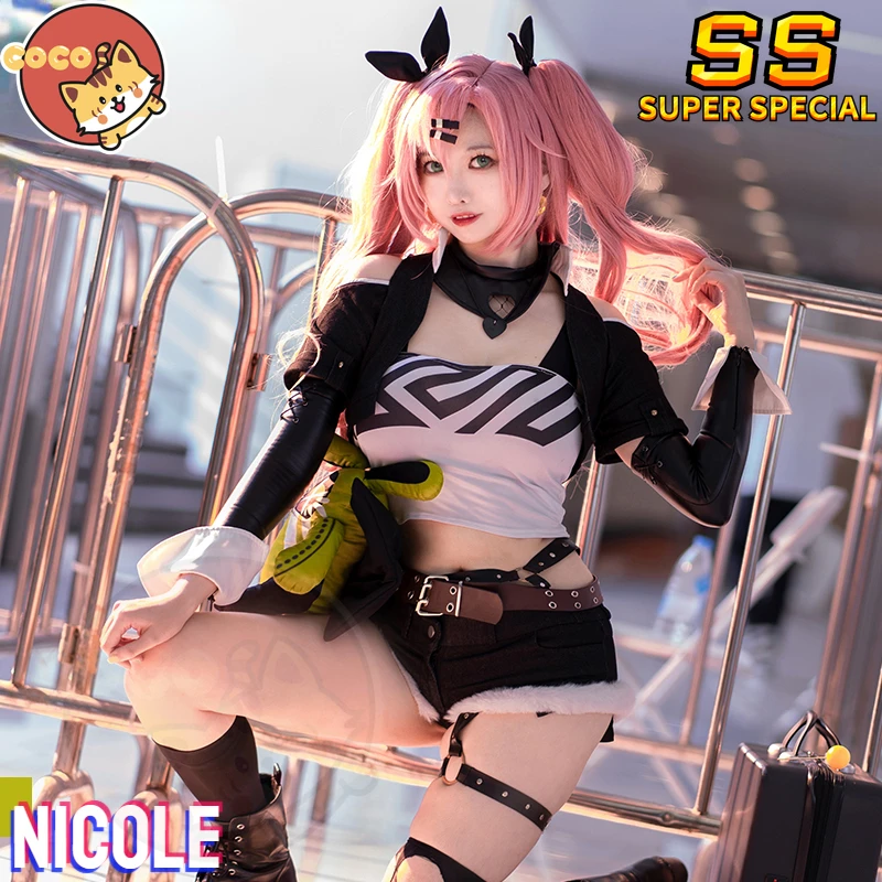 

Game ZZZ Nicole Cosplay Costume Game Zenless Zone Zero Cosplay Cunning Hares Nicole Demara Costume Nicole Cosplay Wig CoCos-SS