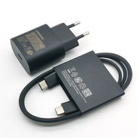 For Samsung 25W PD Charger Super Fast Charge Adapter Type C Cable For Galaxy S20 S21 S22 S23 S24 Ultra Z Flip Fold 6 5 4 3 2 A55