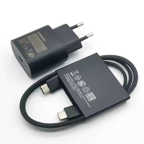 Samsung 25W PD Charger Super Fast Charge Adapter Type C Cable For Galaxy S20 S21 S22 S23 S24 S25 Ultra Z Flip Fold 6 5 4 3 2 A55