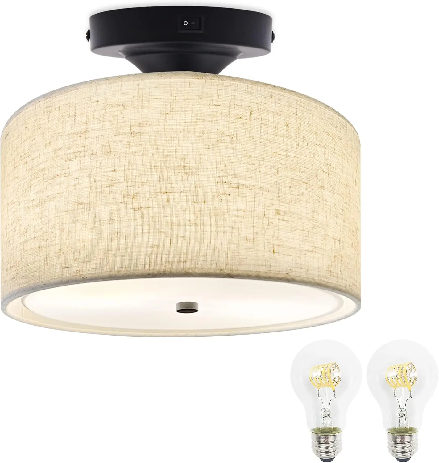 

Подвесной светильник для автодома, потолочный светильник 12 В с переключателем, сменные светодиодные лампы E26 для кемпера, прицепа, дома на колесах, освещение столовой