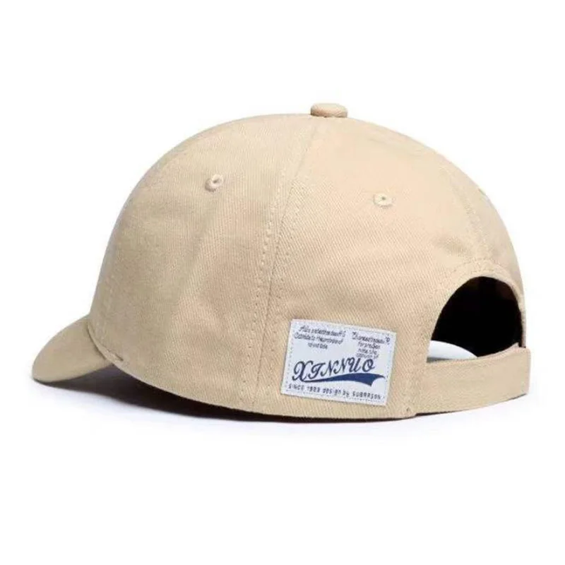 Baseballkappe im amerikanischen Stil mit kurzem Schirm, japanischer Stil, Unisex, vielseitig einsetzbar, kleiner Schirm, modische Baseballkappe mit weichem Obermaterial – Detail 5