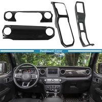 Consola central de coche 4WD, cubierta decorativa de cambio de marchas embellecedora para Jeep Wrangler JL JT Gladiator 2018-2023 2024 + accesorios interiores