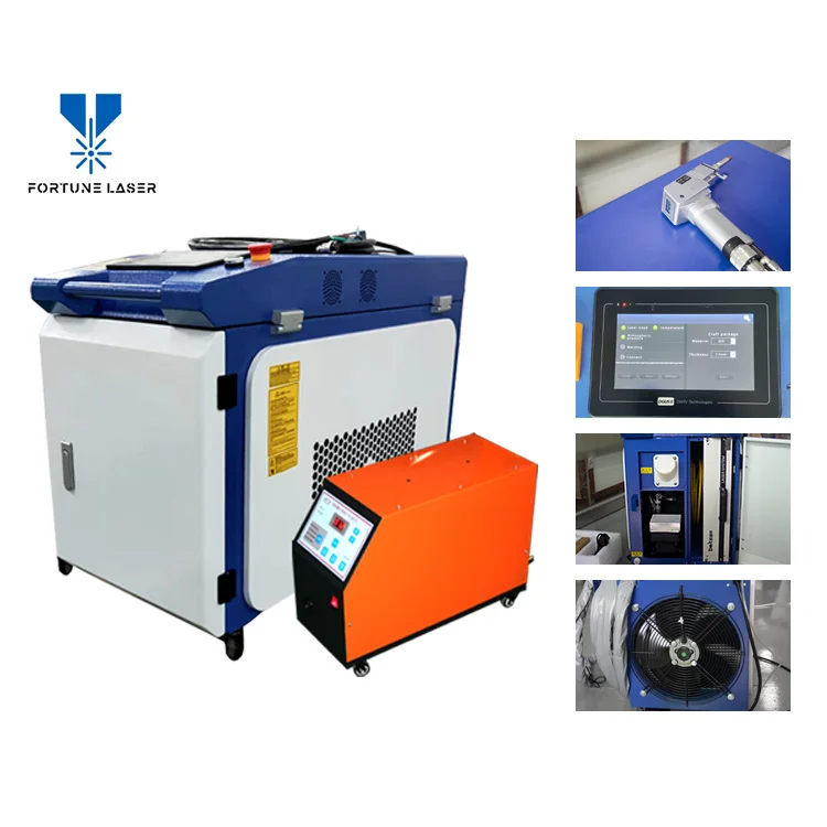 Handheld Laser Welder 1000W 1500W 2000W Fiber Laser Welding Equipment Price 3 in 1 Portable Laser Welding Machine