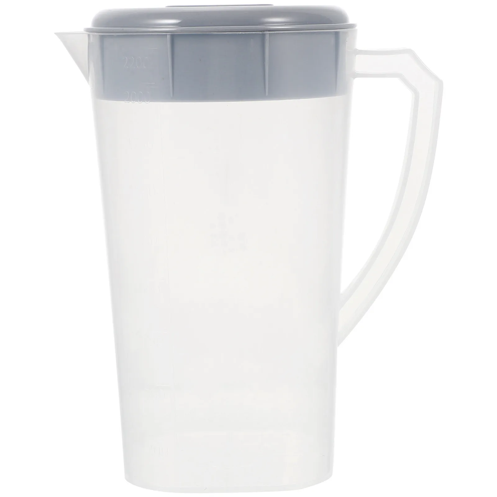 Clear Cold Water Pitcher Large Capacity Iced Tea Juice Lemonade Beverage Drinking Pitcher Lid Pitchers for Drinks
