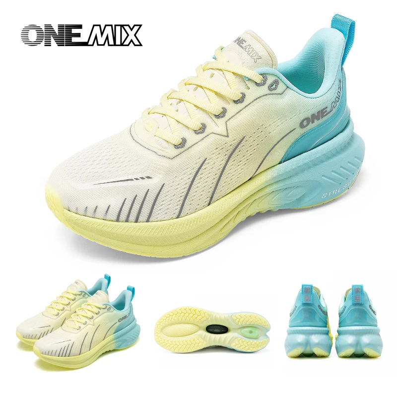 ONEMIX Gepolsterte Laufschuhe für Damen, Herbst und Winter, Heavy Runners, Schnürschuhe für Damen, Springseil, Tanz, rutschfeste Outdoor-Sneaker – Detail 22