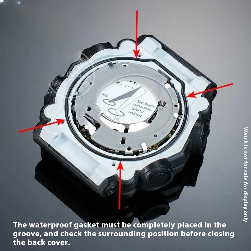 GA-2100 DW-5600 GA110 حلقة مقاومة للماء لساعة كاسيو الغطاء الخلفي الغطاء السفلي مقاوم للماء حلقة لإحكام الإغلاق FF-91W/EQB-900/GG-1000