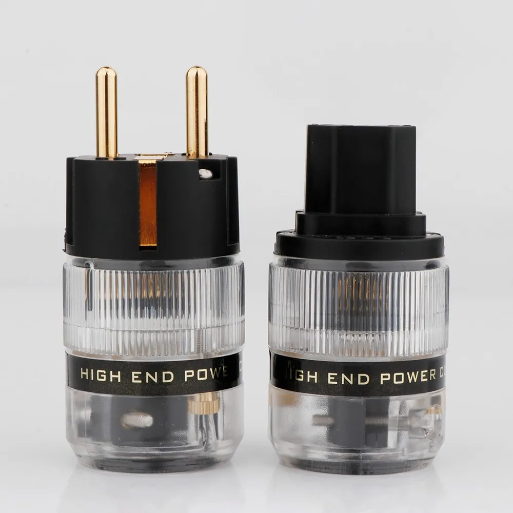 Hi end us/eu Wechselstrom stecker Netz stecker iec c15 Buchse Wechselstrom stecker für DIY Audio Stromkabel – Detail 8