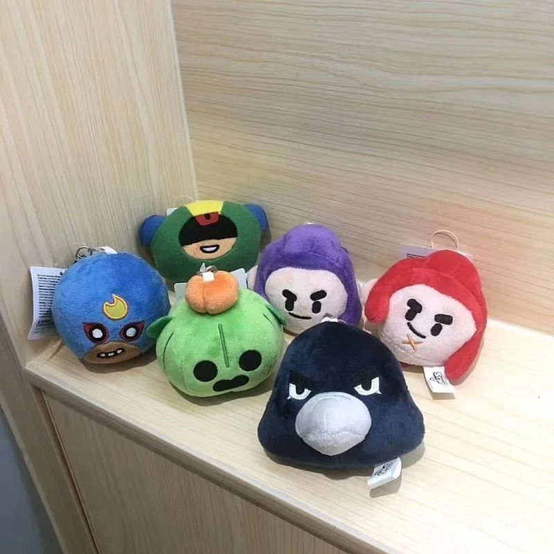 1/7pcs Leon Spikes Crow Gevulde Game toys Capuchon Knuffel Poppen Hero Stuffed Plush Figuur Shelly Doll Poppen Jongen Verjaar