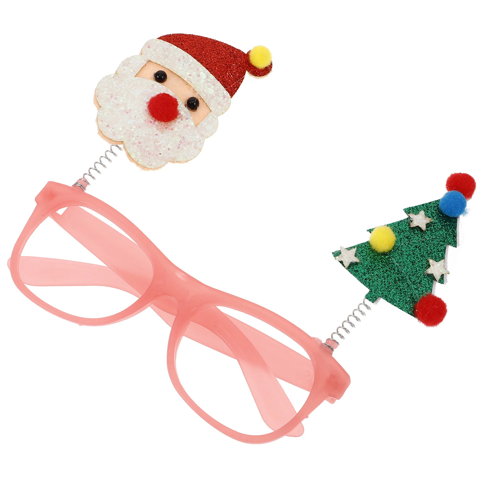 

Christmas Party Glasses Santa Claus Snowman Cold Light Colorful Frames Xmas Costume Eyeglasses Photo Prop Holiday Party