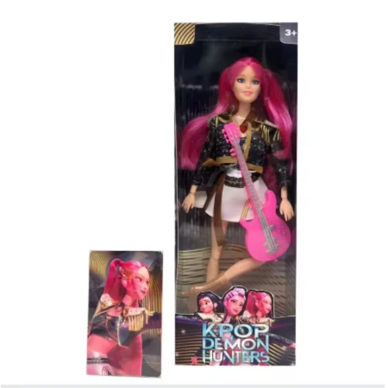 ตุ๊กตา HOT Doll Toys Kpop Demon Hunters แอคชั่นฟิกเกอร์ รูมิ มิรา โซอี้ ตุ๊กตาเจ้าหญิงแสนสวยสำหรับเด็กผู้หญิง ของเล่นพลาสติก DIY สำหรับเด็กผู้หญิง