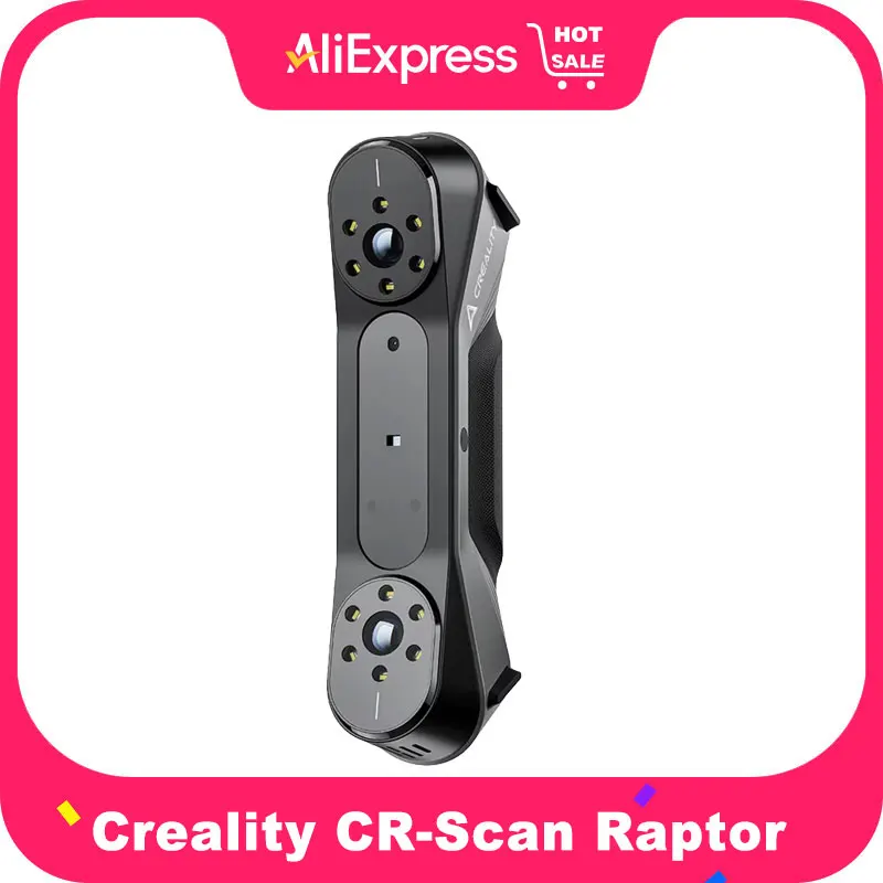 Scanner 3D Creality CR-Scan Raptor 0,02 mm Accurac per la stampa 3D Scanner portatile di consumo blu