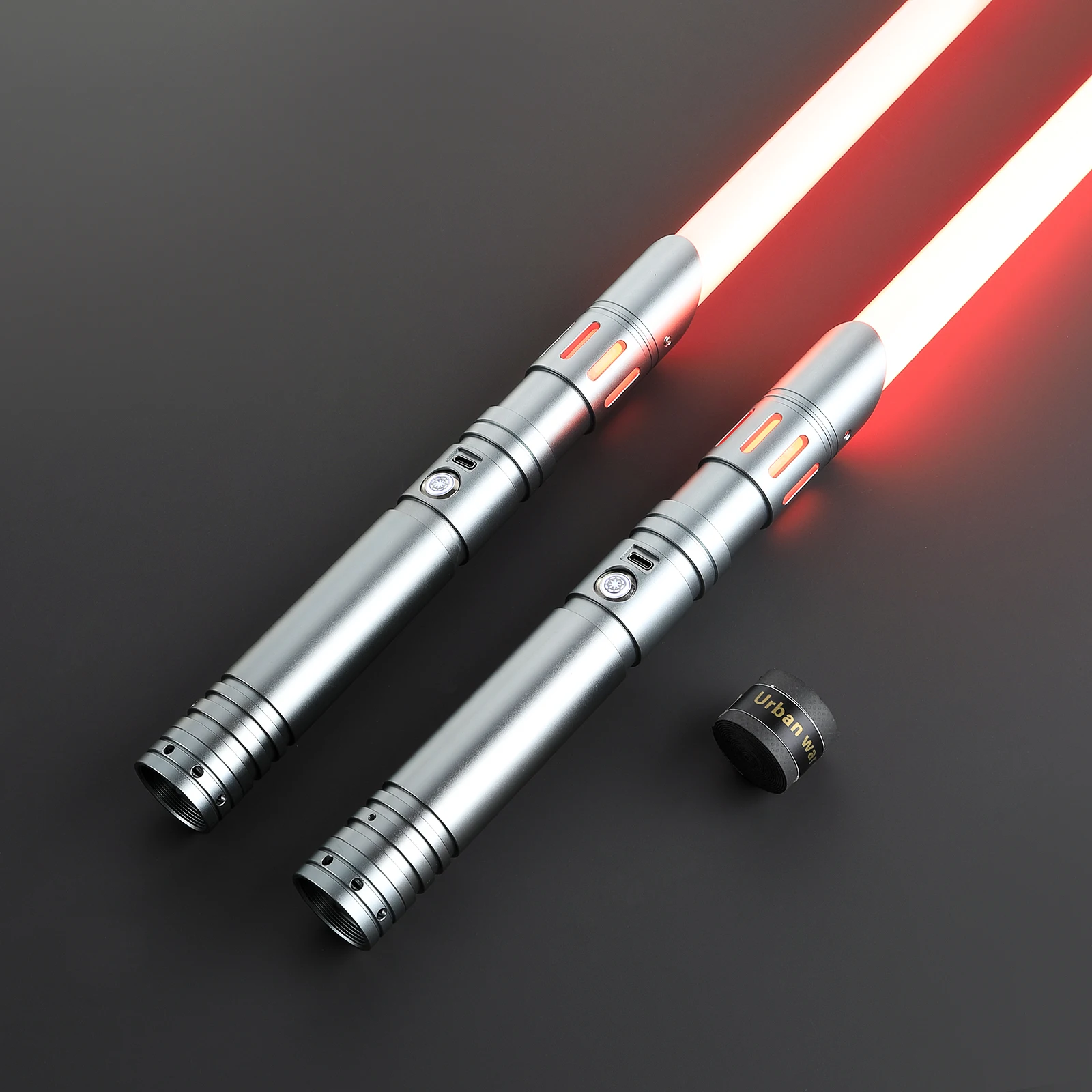 Lgt sabers tudio force schweres Duell Doppelklingen-Lichtschwert unendlicher Farbwechsel mit bluetooth mpfindlichem glattem Schwung