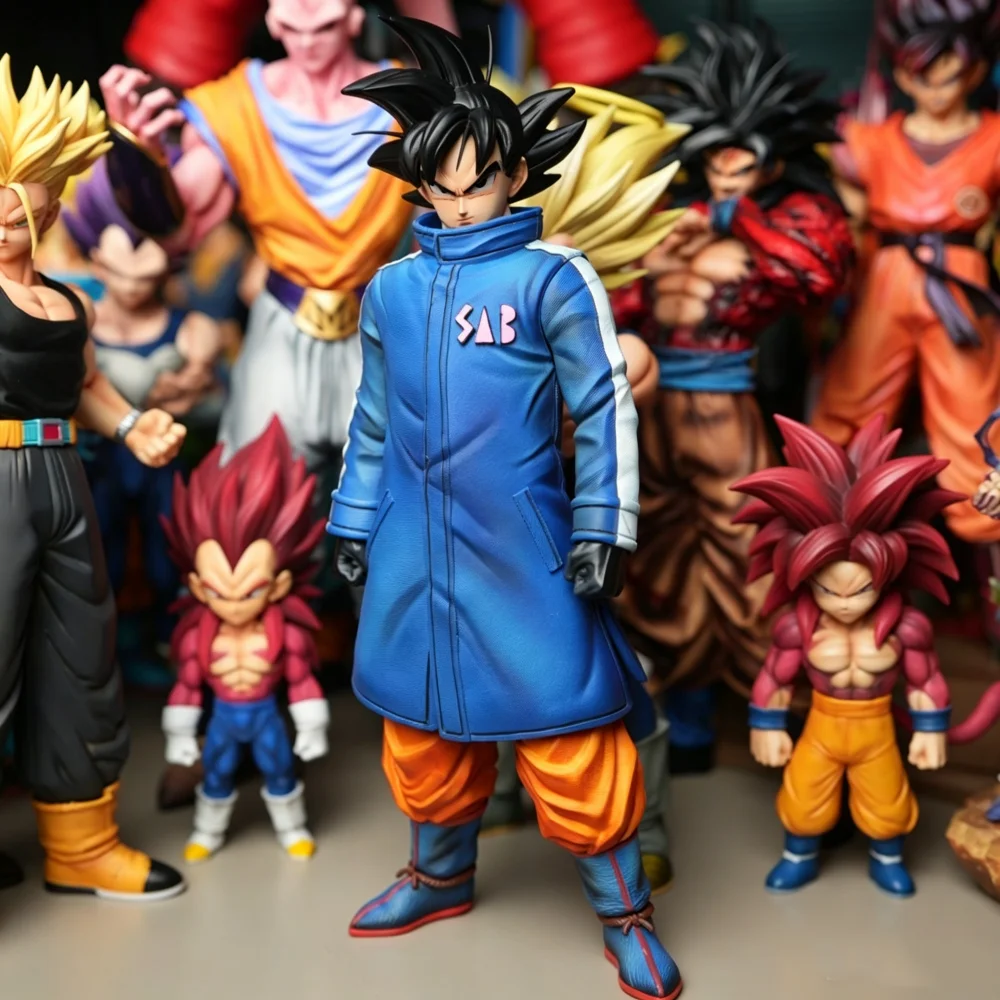 Anime Dragon Ball Z Schneeanzug Son Goku Vegeta Figur Super Saiyajin Goku PVC Actionfiguren Sammlerstücke Modell Spielzeug Geschenke – Detail 1