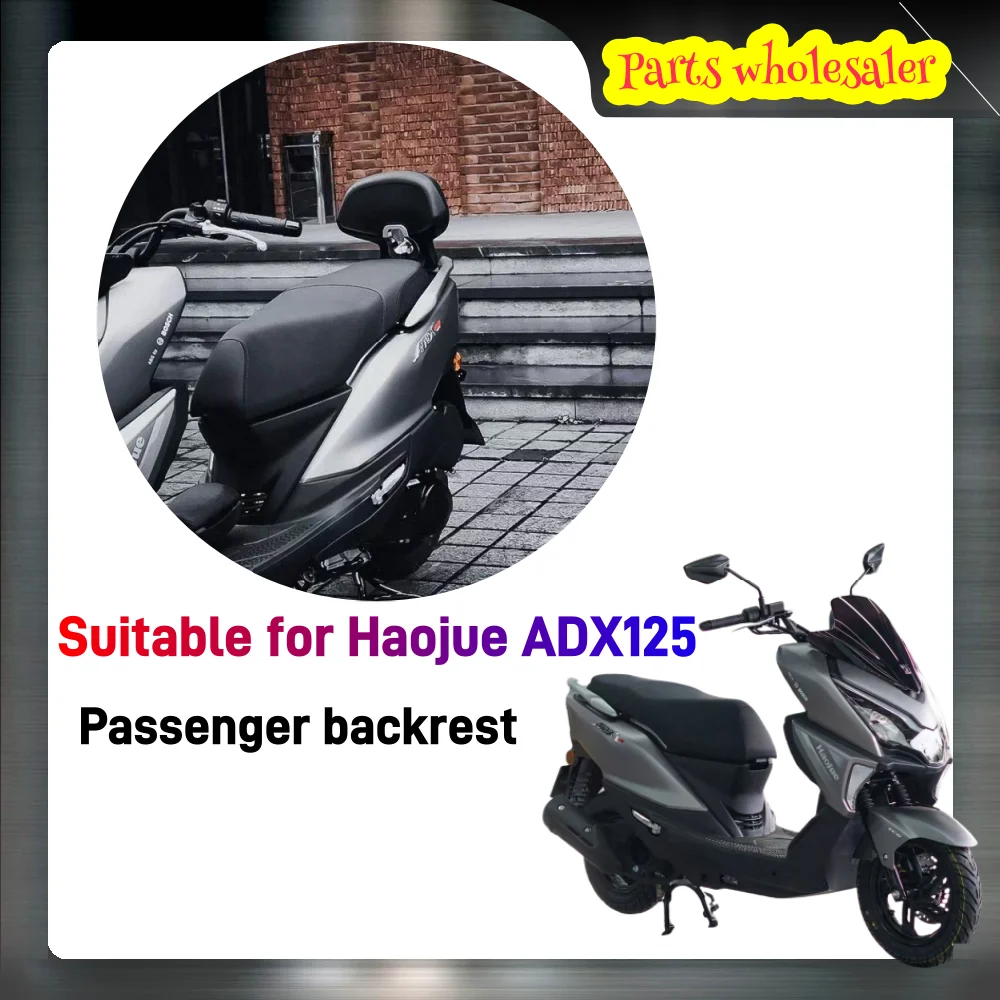 Suitable for Haojue Adx125 Backrest Modification Adx with Backrest Passenger Waist Support Non-Destructive Installation Cushion