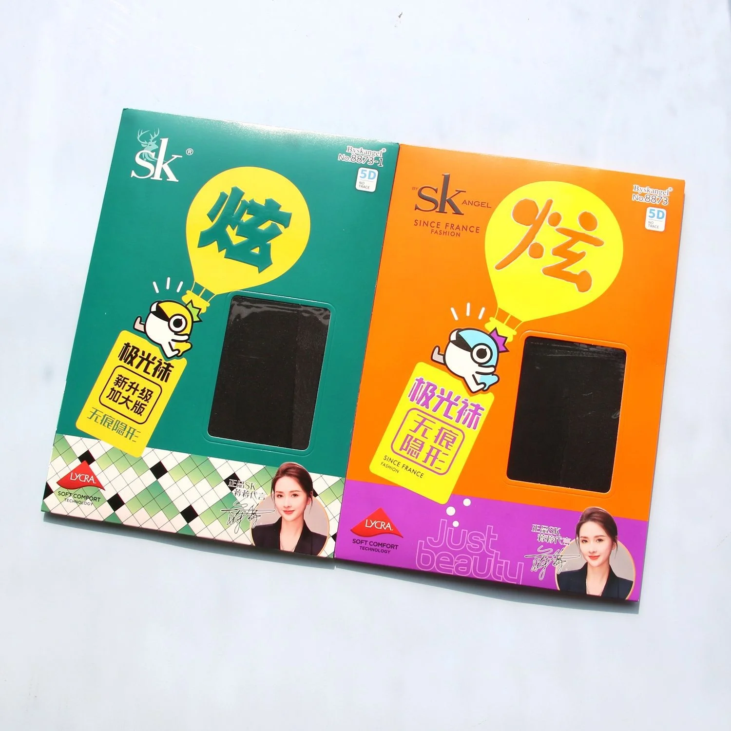 Aurora Series Sl Panhose Ultra-Sexy Open-Crotch iny Oil Glossy 360 Deee Leg Opening Smooth Sensation 8D Art Navig...