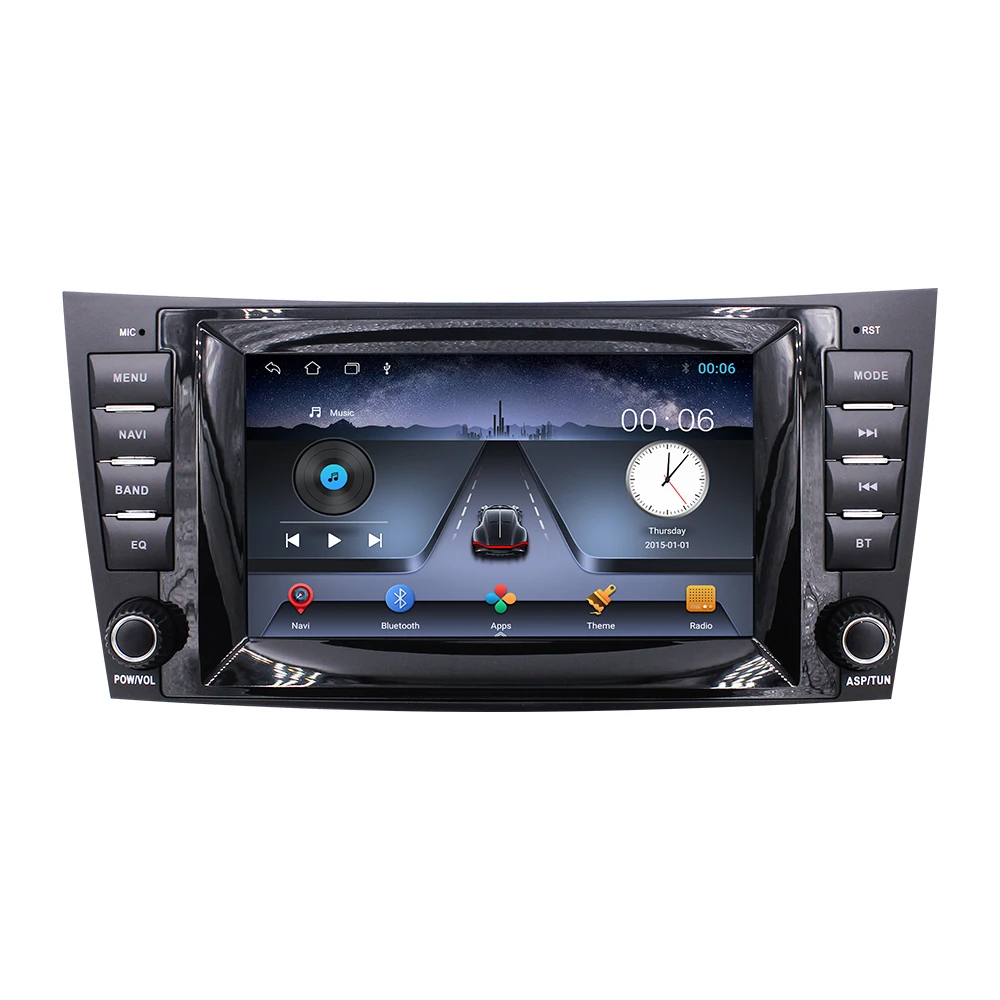 2+32G 4+64G 6+128G 7 Inch 2 Din Android 11 1024*600 Car DVD GPS Navigation With WIFI Car Dvd Player For Benz W211