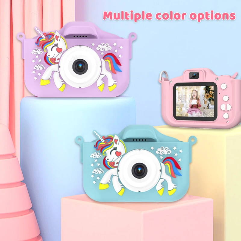 Mini Kids Camera Toys Cute Digital Camera Toy HD 1080P 2.0 pollici Kids Camera Record Life Camera per Boy Girl miglior regalo