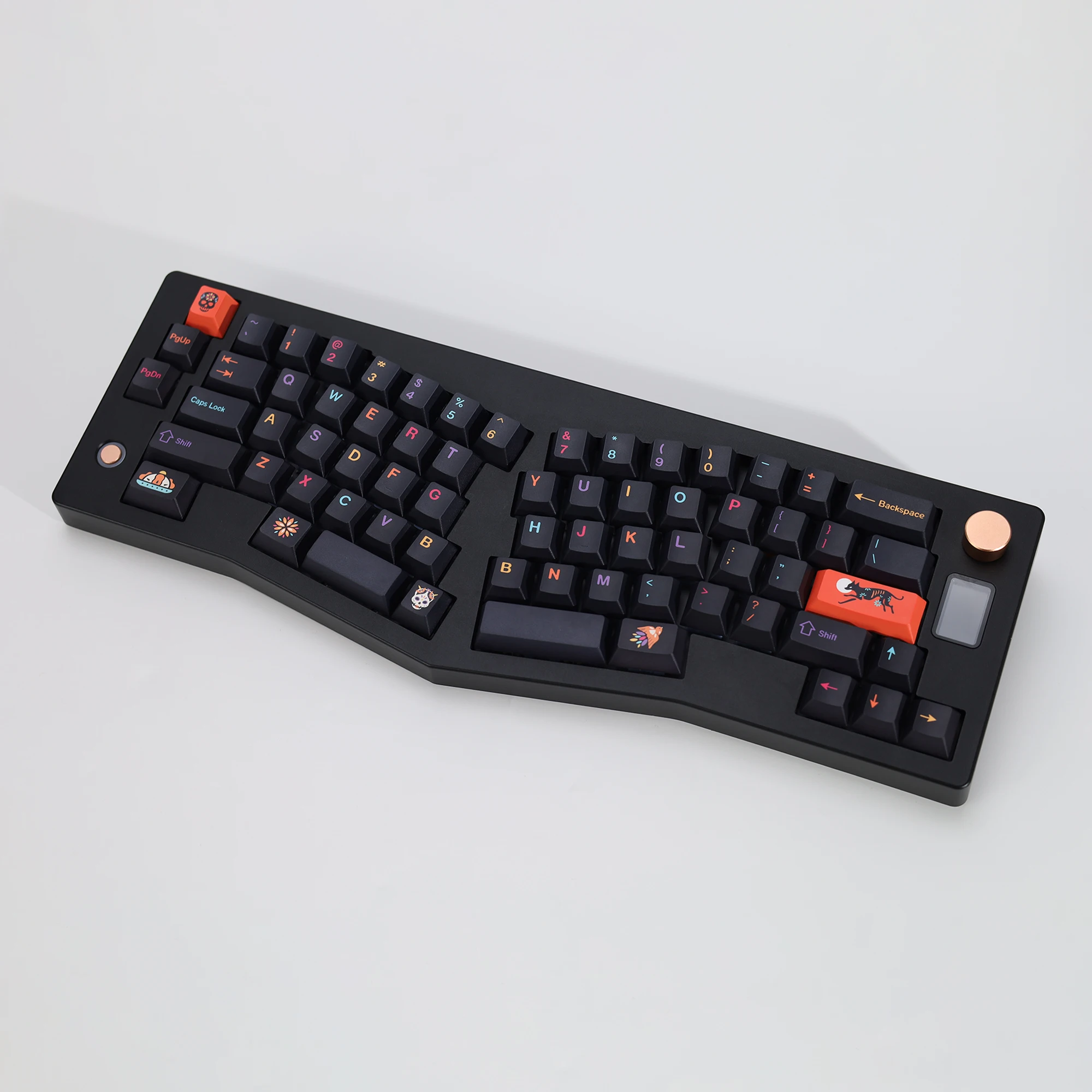 KBDiy Clone GMK Keycaps Retro GMK Mictlan Cherry Profile PBT ISO Keycap für magnetische Schalter 60 Gaming Mechanical Keyboard KIT – Detail 8