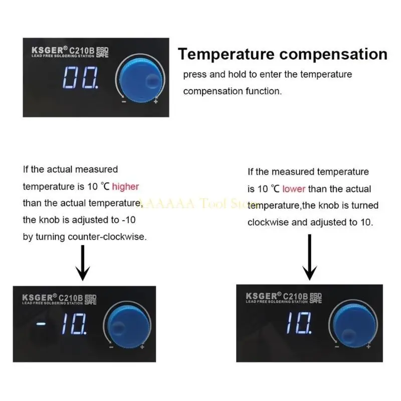 A2BE C210 Soldering Station Digital C210 Smart-Controller Auto-sleep Rapid Heating