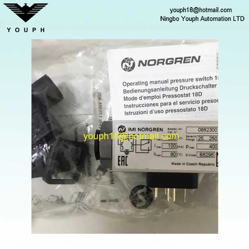 0881300 0882300 0882200  0882327 IMI NORGREN pressure switch