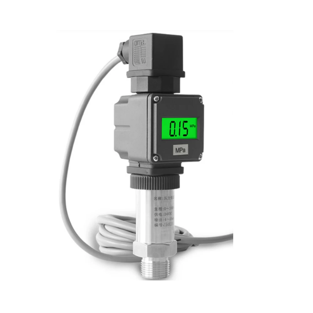 High Quality Industrial Pressure Transmitter 4-20mA Output RS485 Modbus-RTU Pressure Sensor with Display