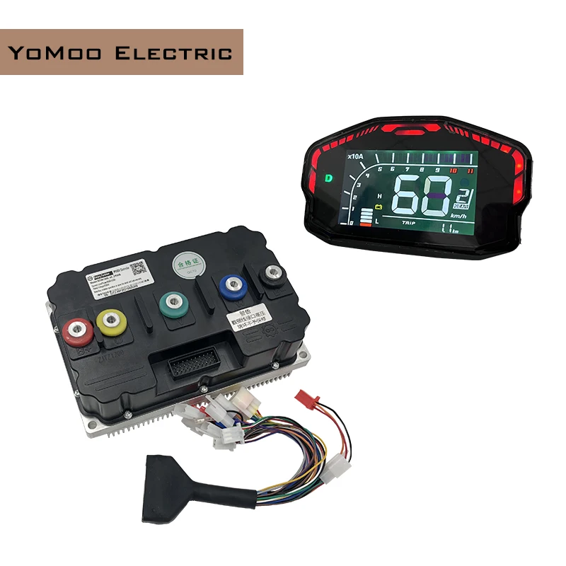 

Fardriver ND841200 84V DC 600A Phase Current 1200A 10KW-12KW PMSM BLDC Sine Wave Controller with DKD Display For E-Motorcycle