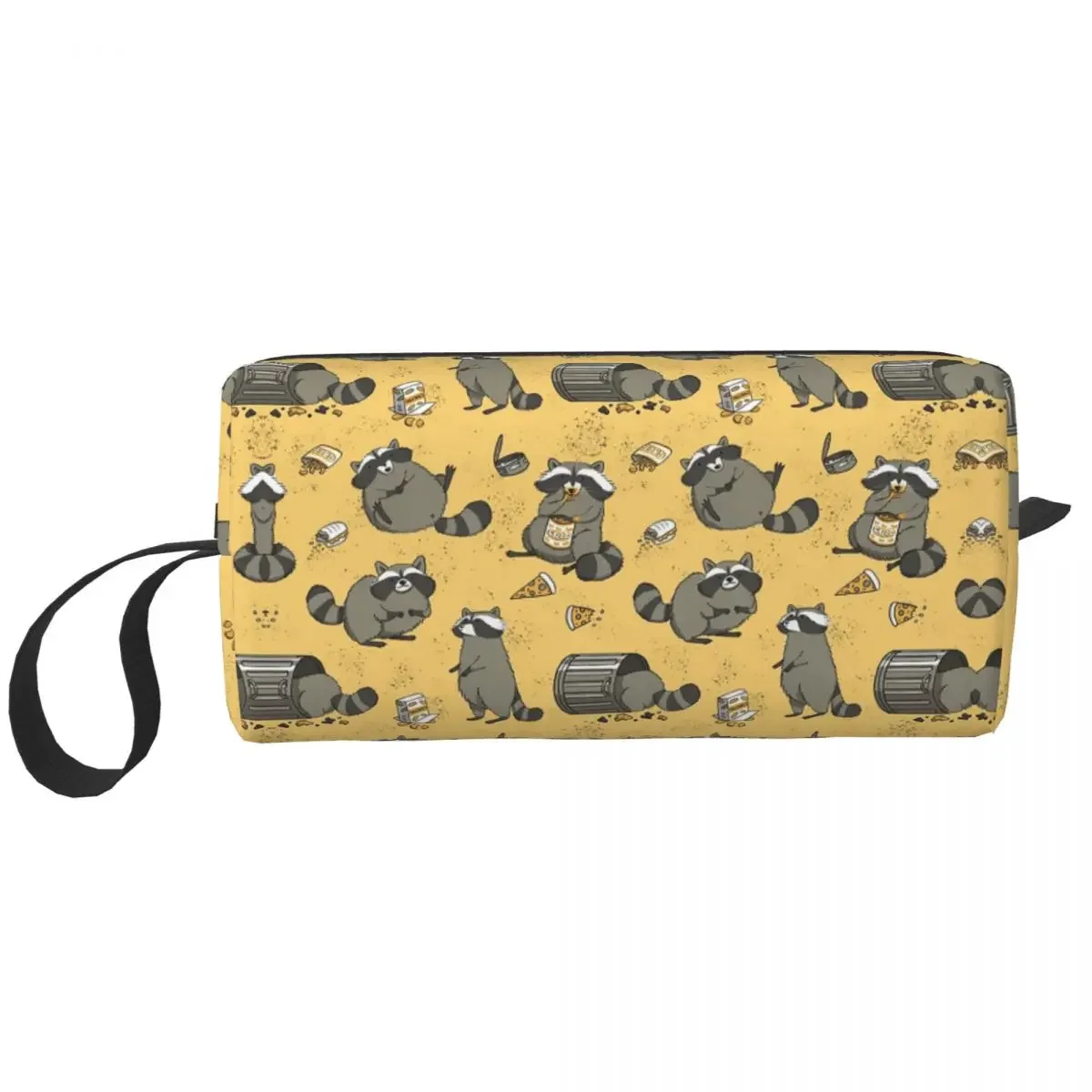 Rascally Raccoons Makeup Bag Cosmetic Organizer Storage Dopp Kit Toiletry Cosmetic Bag for Women Beauty Travel Pencil Case