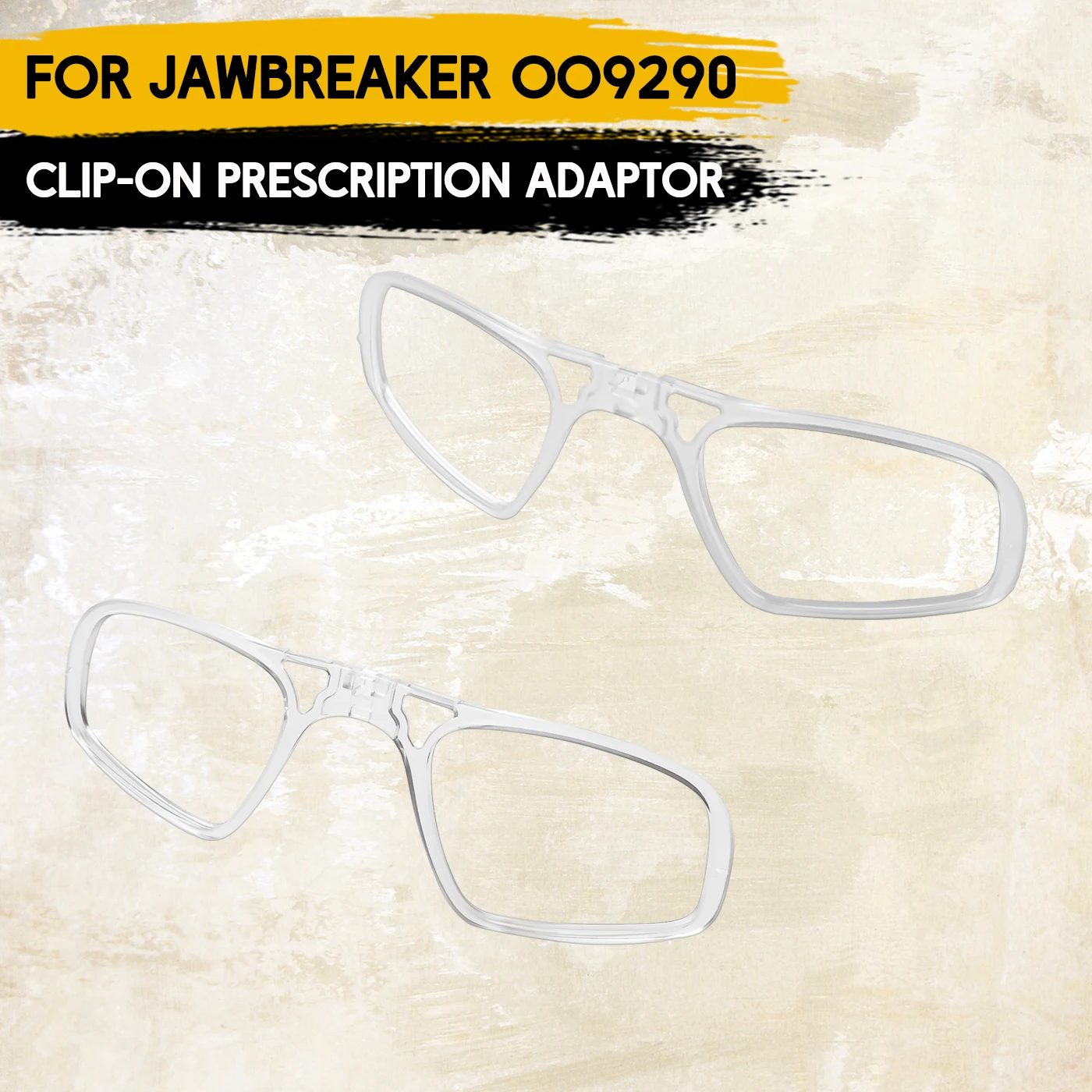 Insert Clip-On Adaptor Lens Carrier for Oakley Jawbreaker OO9290 OO9270 Sunglasses - Perfect Fit
