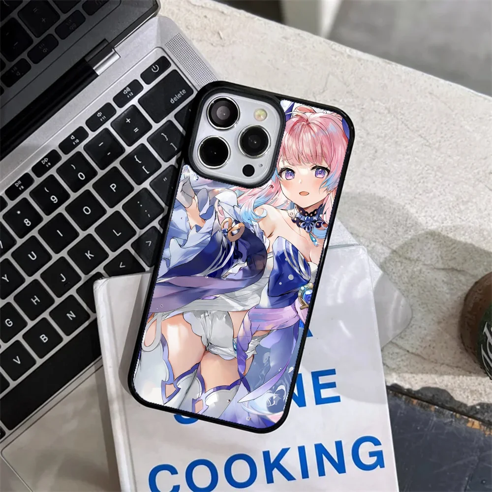 Anime Game Genshin Impact Accounts Sangonomiya Kokomi Phone Case Strong Magnetic For IPhone 15 14 13 Pro Max 11 12 Mini Alex