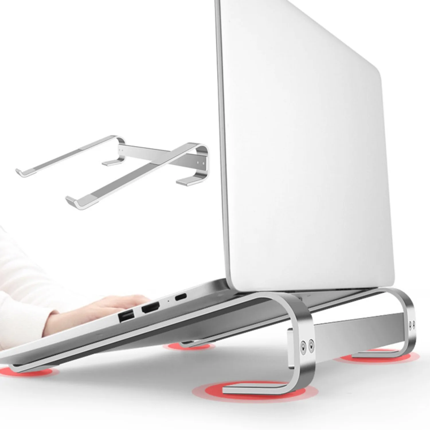 Desktop Anti Slip Laptop Stand Notebook Holder For MacBook Air/Pro HP Book 15 RedmiBook 16 Mount For Home Office 9.7~17.3inch