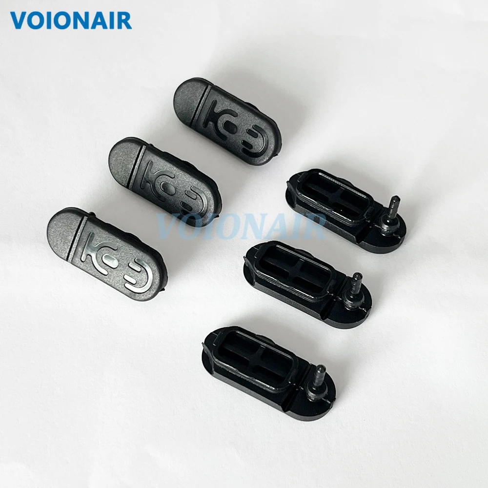 VOIONAIR-Fone de ouvido Tampa Lateral para Motorola, Tampa contra poeira, EP350, CP185, CP1300, CP1200, CP1308, CP1660 Rádio, 10PCs